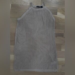 Tahari Beige Knit Tank Top